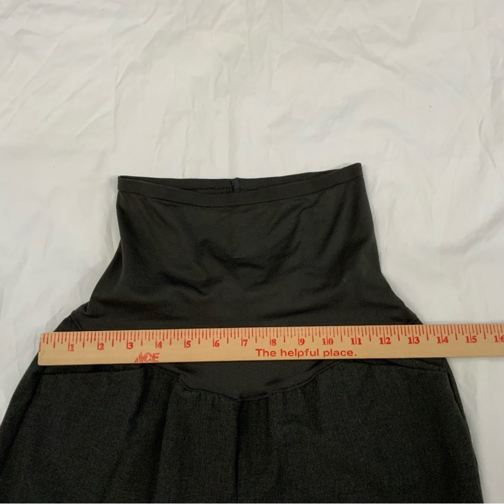 Gap Maternity 00R Stretch Perfect Trouser Pants Gray Full Panel Career To Casual - Picture 8 of 13